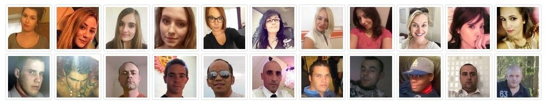 Adulte utilisant un service de rencontre et préparant un premier message personnalisé